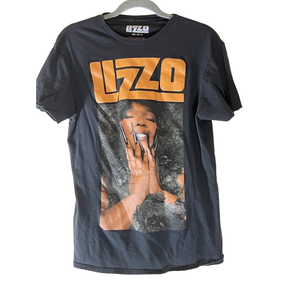 Lizzo Graphic T Shirt Black Medium Womens Artist Music Tour‎ Concert Tee